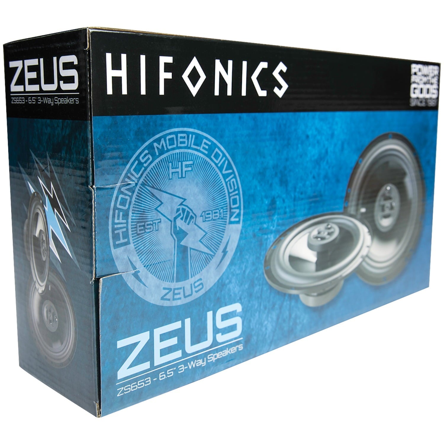 Hifonics® Zs653 Zeus Series Coaxial 4ohm Speakers (6.5
