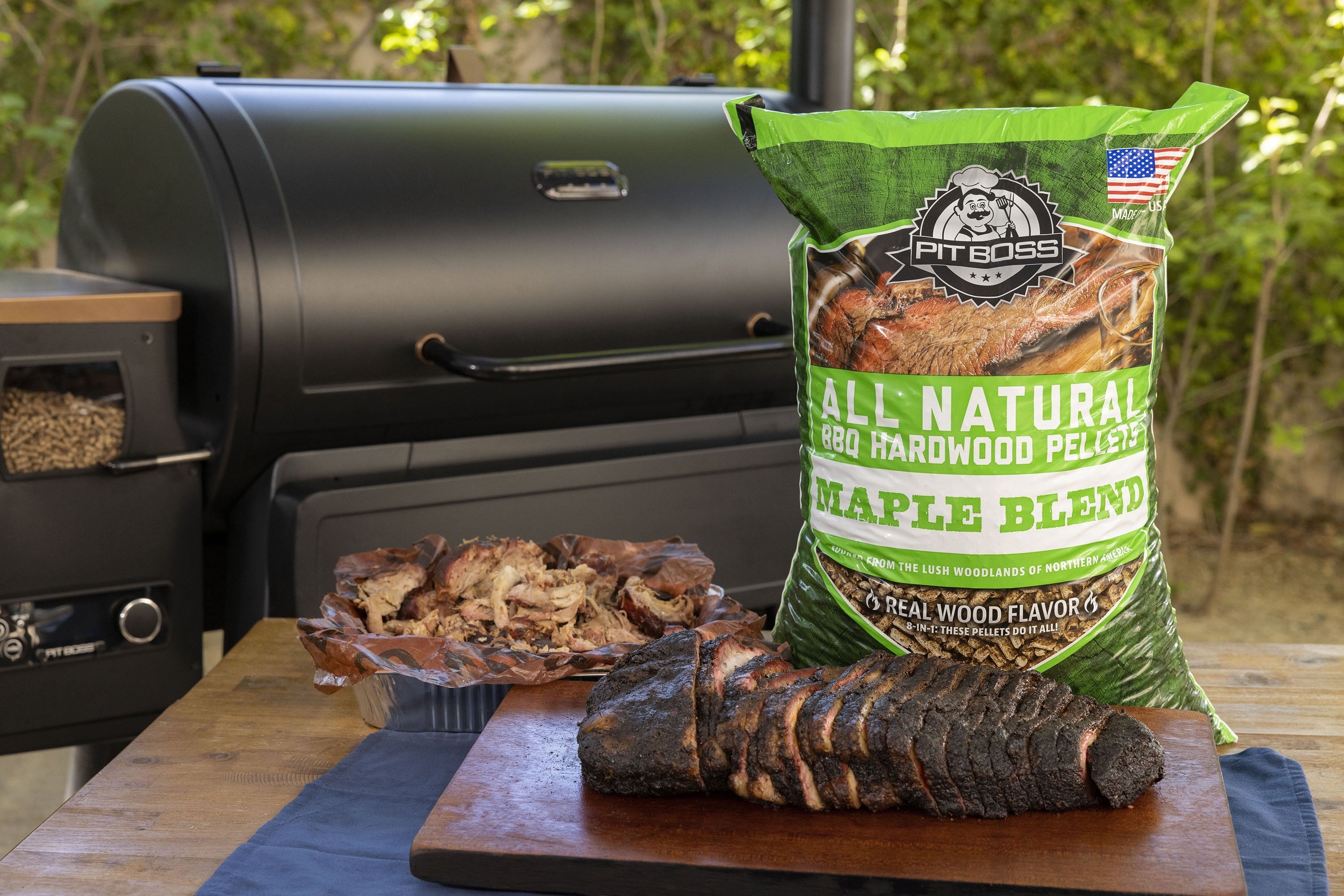 Pit Boss 100% All-Natural Hardwood Maple Blend BBQ Grilling Pellets, 20 Pound Bag