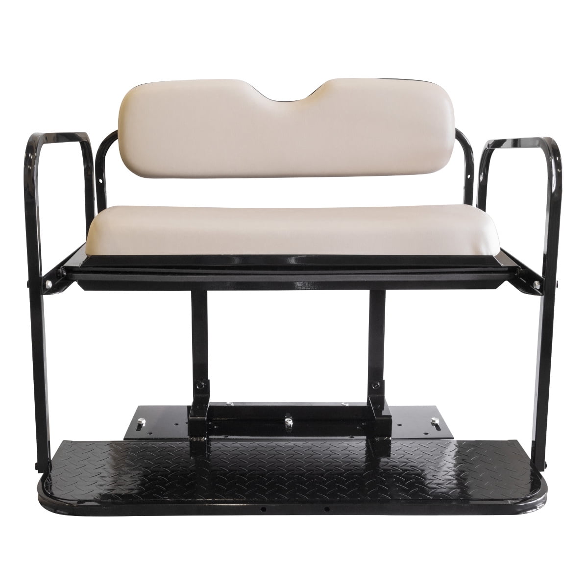 Yamaha Drive G29 Golf Cart Flip Folding Rear Back Seat Kit, 2007-Up - Stone Grey