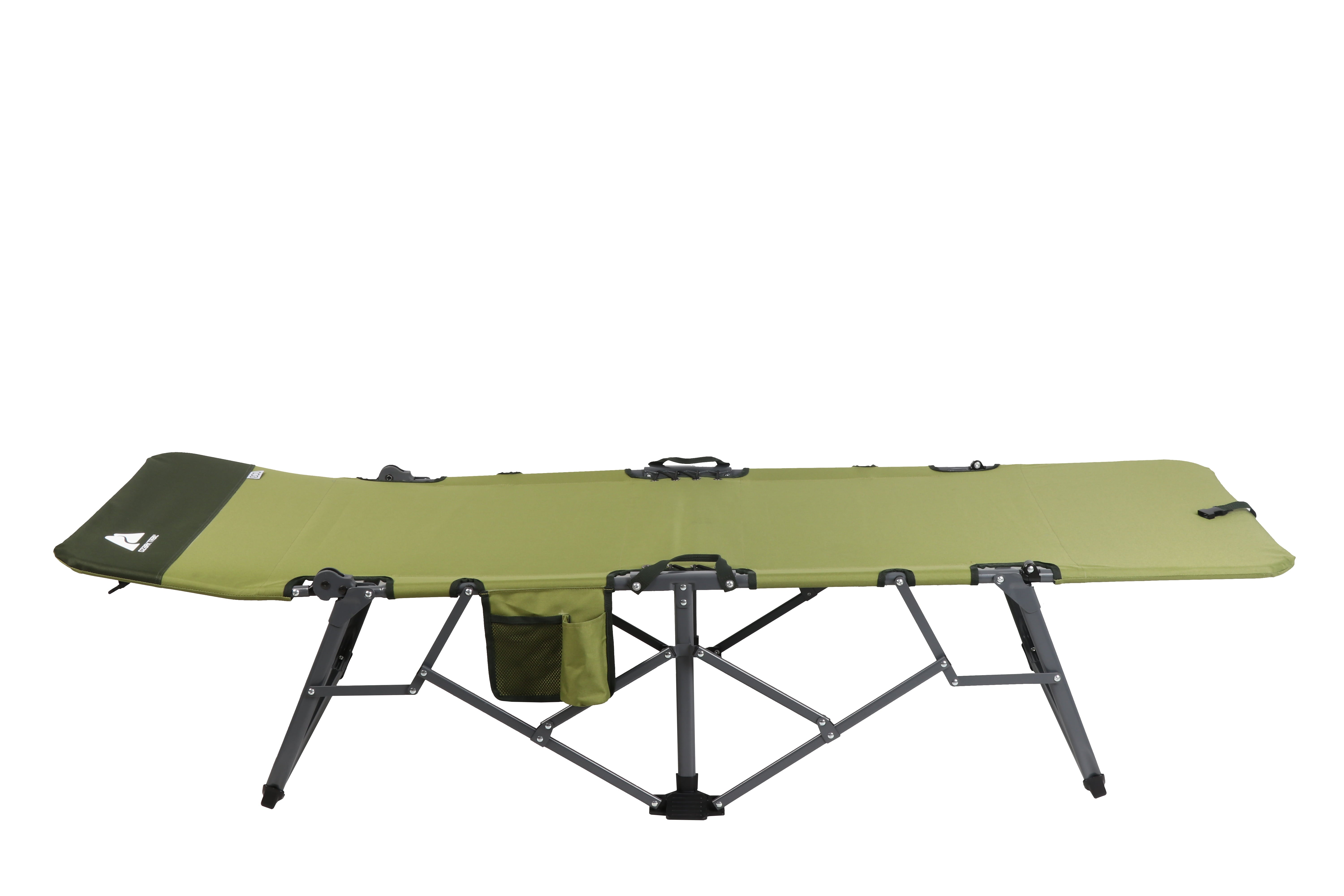 Ozark Trail Adult Quick Fold Speedy Camp Cot, Green, 79