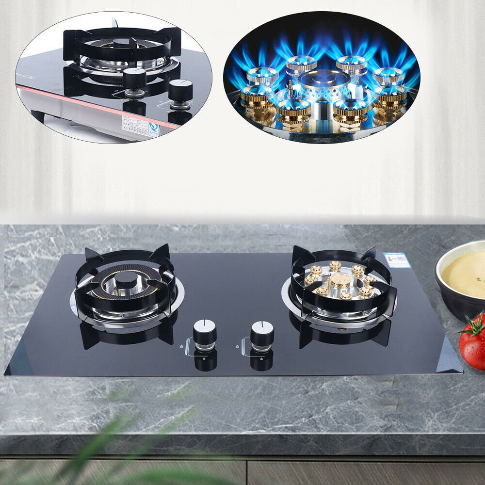 DENEST 2 Burner Built-in Gas Cooktop Stove Natural Gas