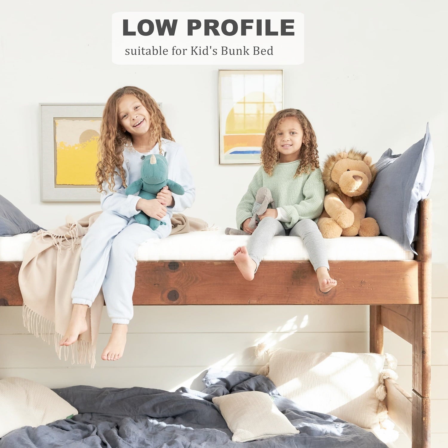 6 inch Twin Mattress Medium Firm Memory Foam Mattress Bed in a Box, Made in USA