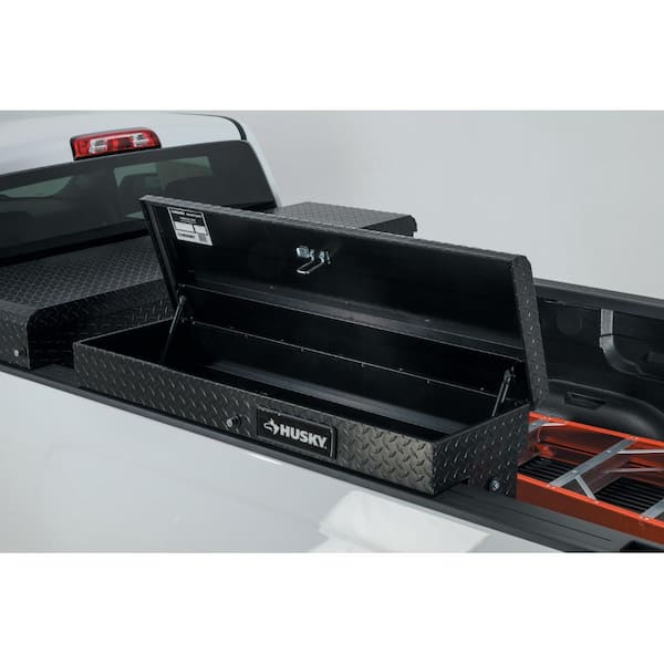 46.8 in. Matte Black Aluminum Lo-Side Side Mount Truck Tool Box