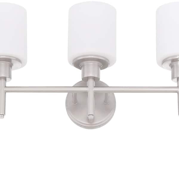 Aubrey 5-Light Satin Nickel Vanity Light