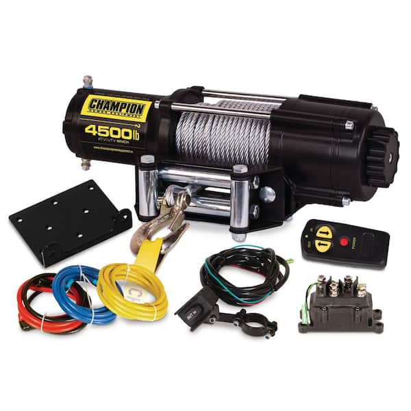 Power Equipment 4500 lbs. ATV/UTV Wireless Winch Kit