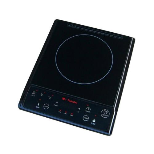 SPT Small Kitchen Appliances 1300W x 7.5" Black Single Burner Induction Cooker