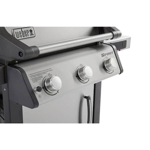Spirit SX-315 3-Burner Propane Gas Smart Grill in Stainless Steel