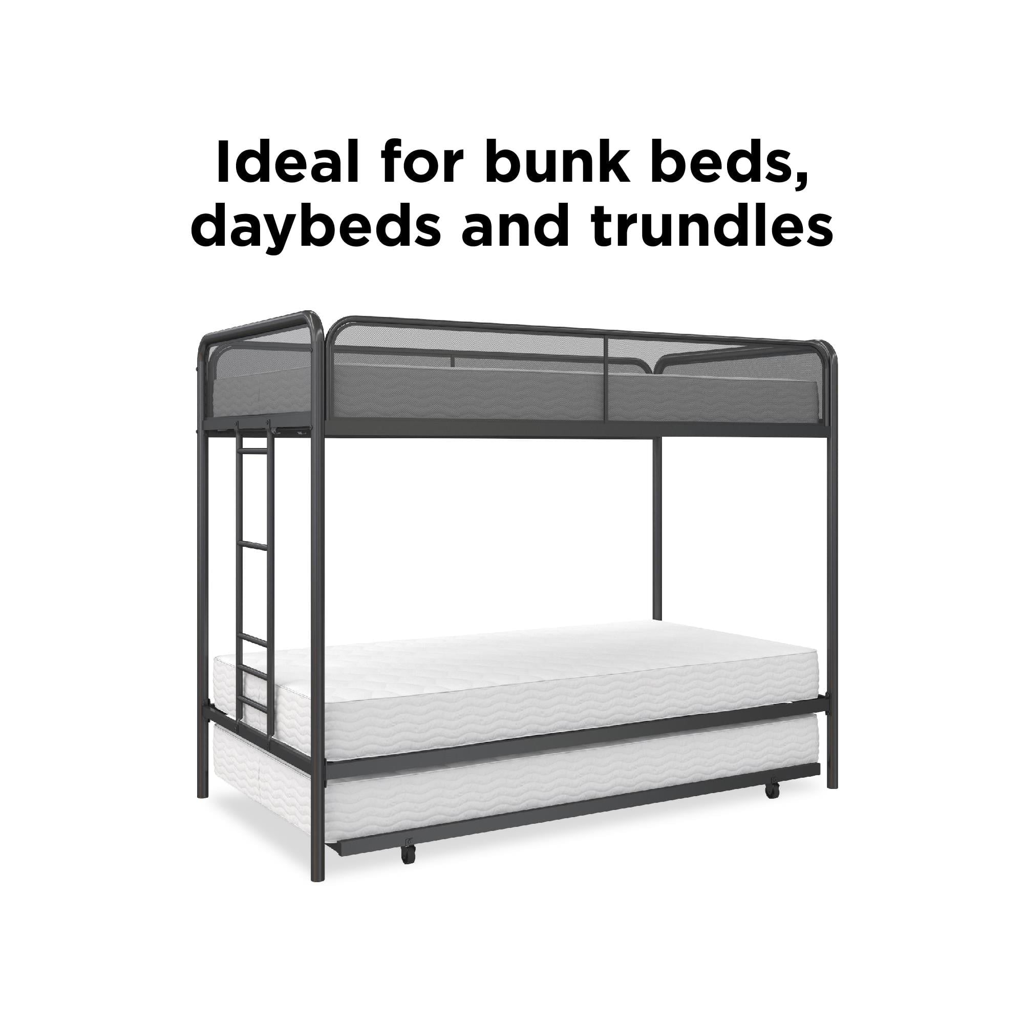 Sleep 6 Inch Thermobonded High Density Polyester Fill Mattress, Twin Size