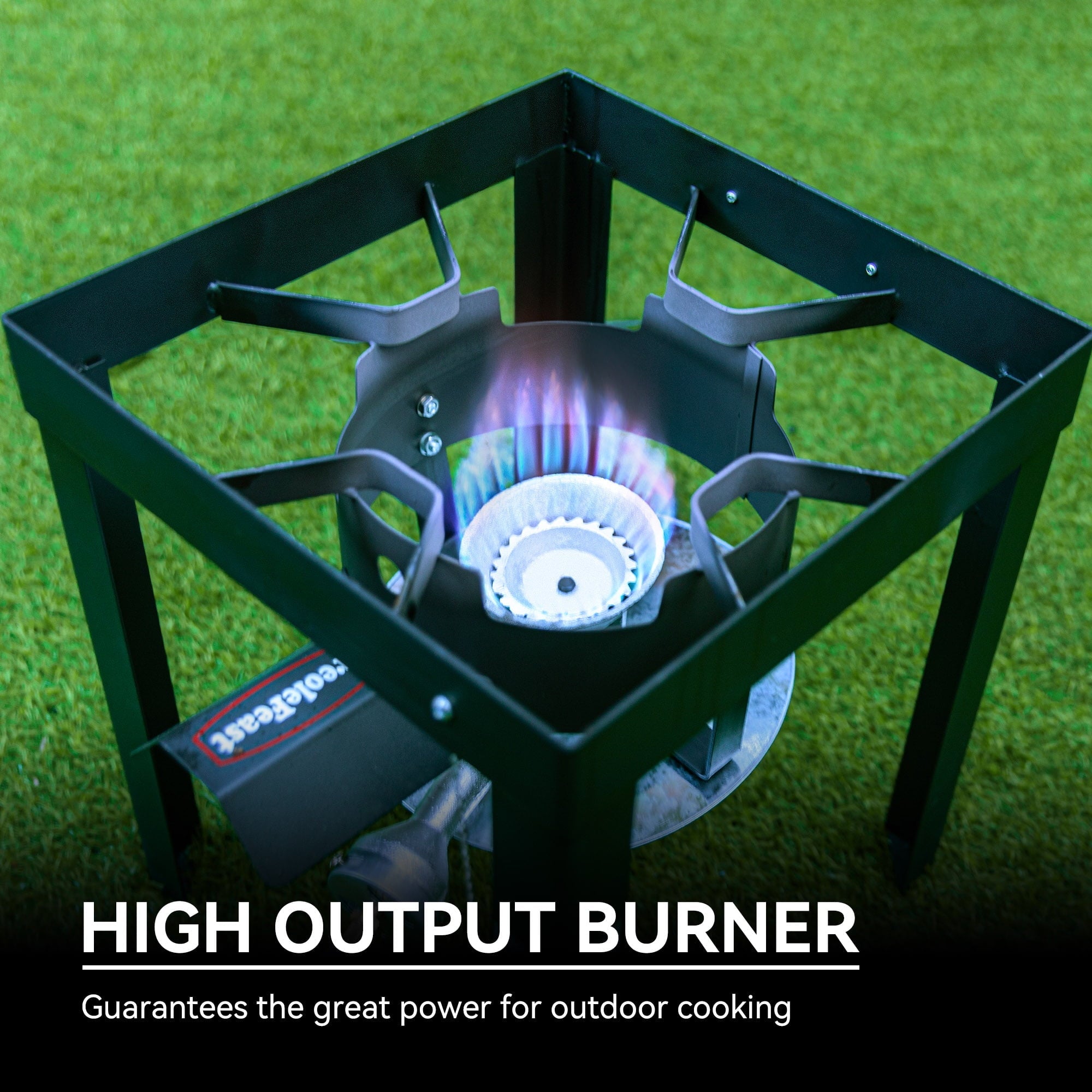 Creole Feast, TFS3000L, Premium Aluminum 30 Qt. Turkey Fryer Set, 50,000 BTU Burner