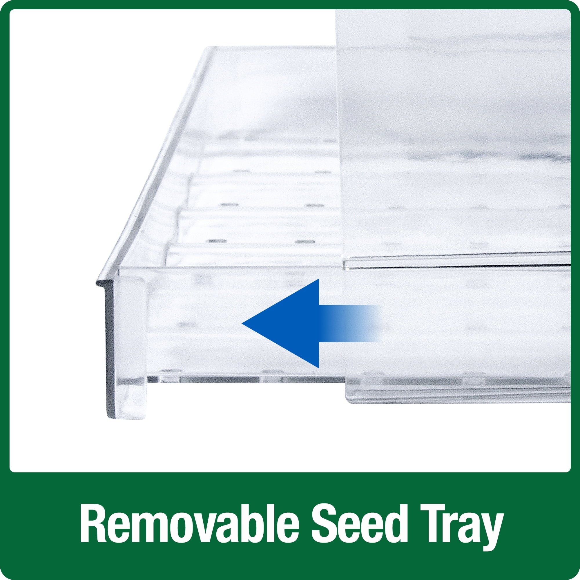 Wild Wings Clear View Plastic Window Bird Feeder 2 Cup Capacity 6.5