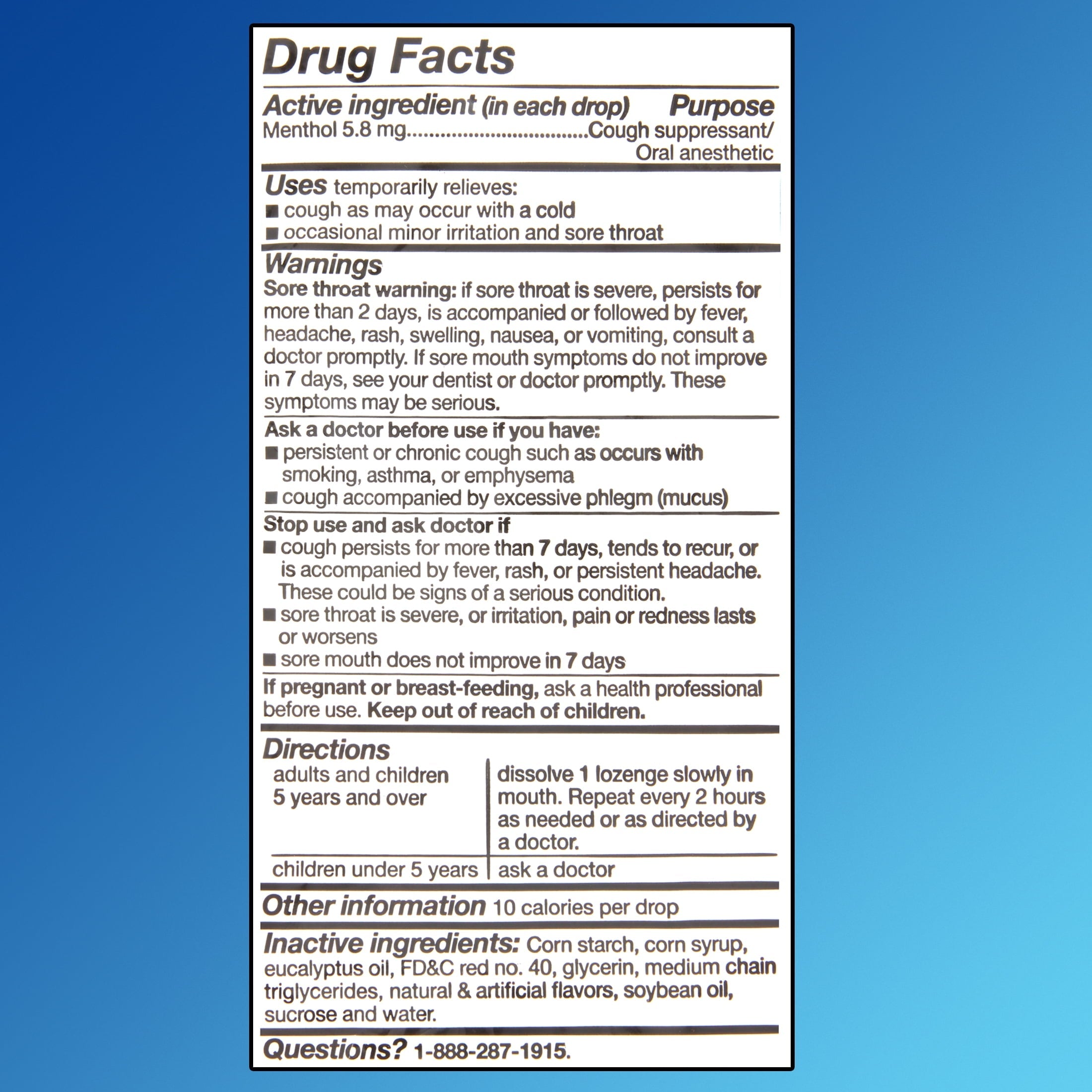 Equate Value Size Cherry Cough Drops with Menthol, 160 Count