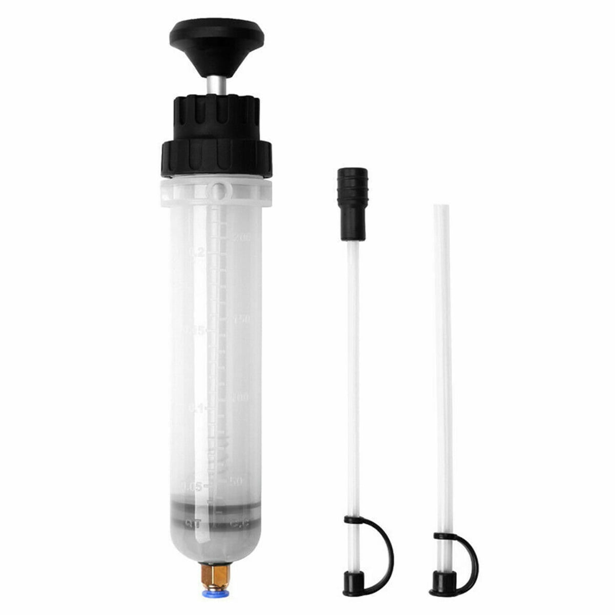 Toorise Car Oil Fluid Extractor 200CC Oil Suction Syringe Auto Air Pump Filling Syringe Bottle Transfer Liquid Extractor Manual Filling Pump for Automobile Fuel Oil Brake Fluid Coolant