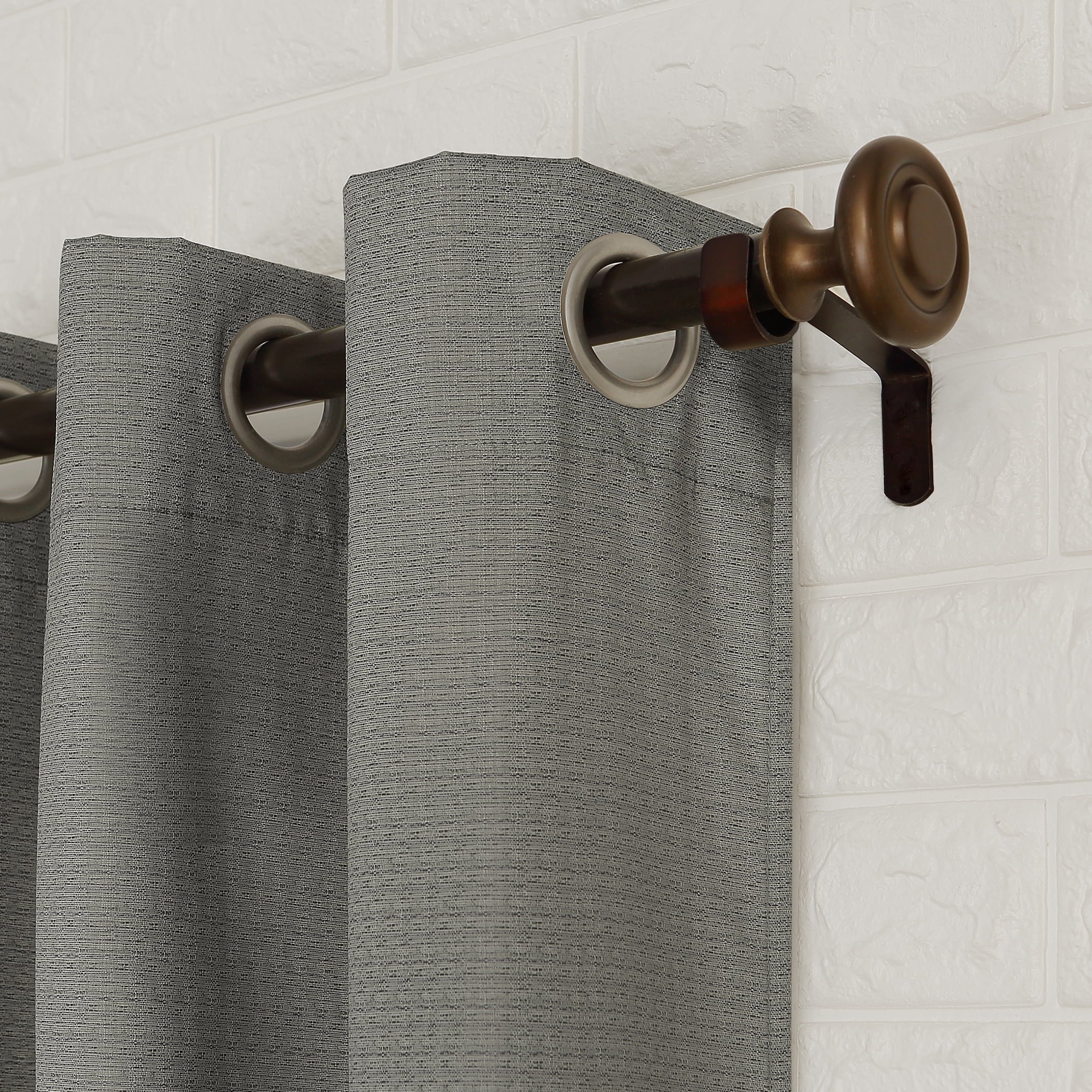 Sun Zero 2-pack Arlo Textured Thermal Insulated Grommet Curtain Panel Pair, 40