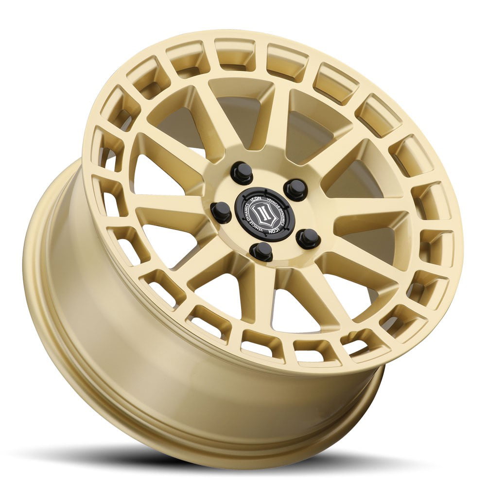 17x8 Icon Alloys Journey Gloss Gold Wheel 5x4.5 (38mm) Fits select: 2000-2023 TOYOTA RAV4, 1997-2023 HONDA CR-V
