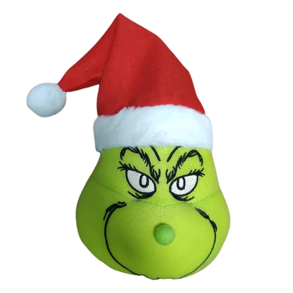 5.1 in Grinch Christmas Tree Decorations Christmas Tree Topper Ornament Lovely Christmas Grinch Plush Toy