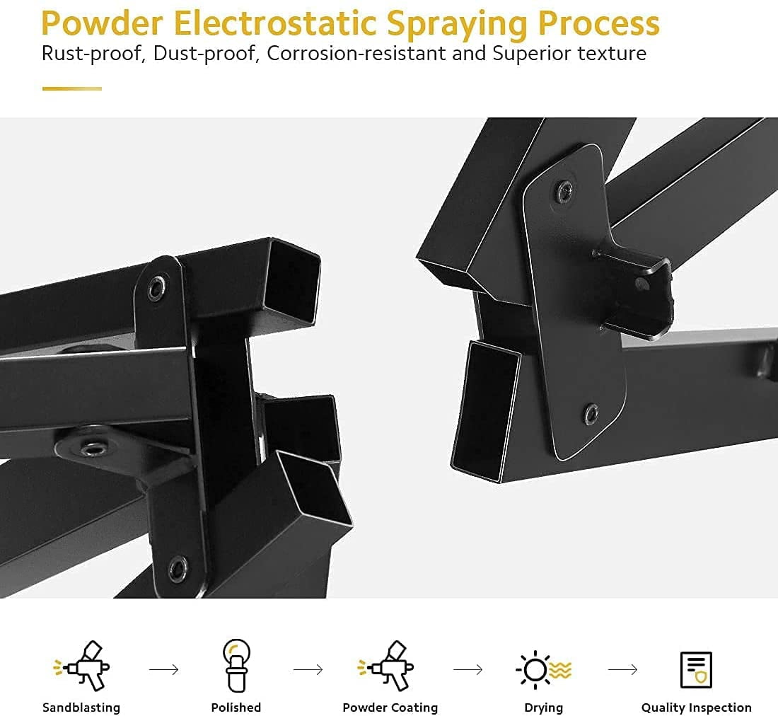 Tatago 16 inch Heavy Duty Queen Bed Frame with Storage, 3500 lbs Weight Capacity Metal Platform, No Box Spring Needed Queen Size