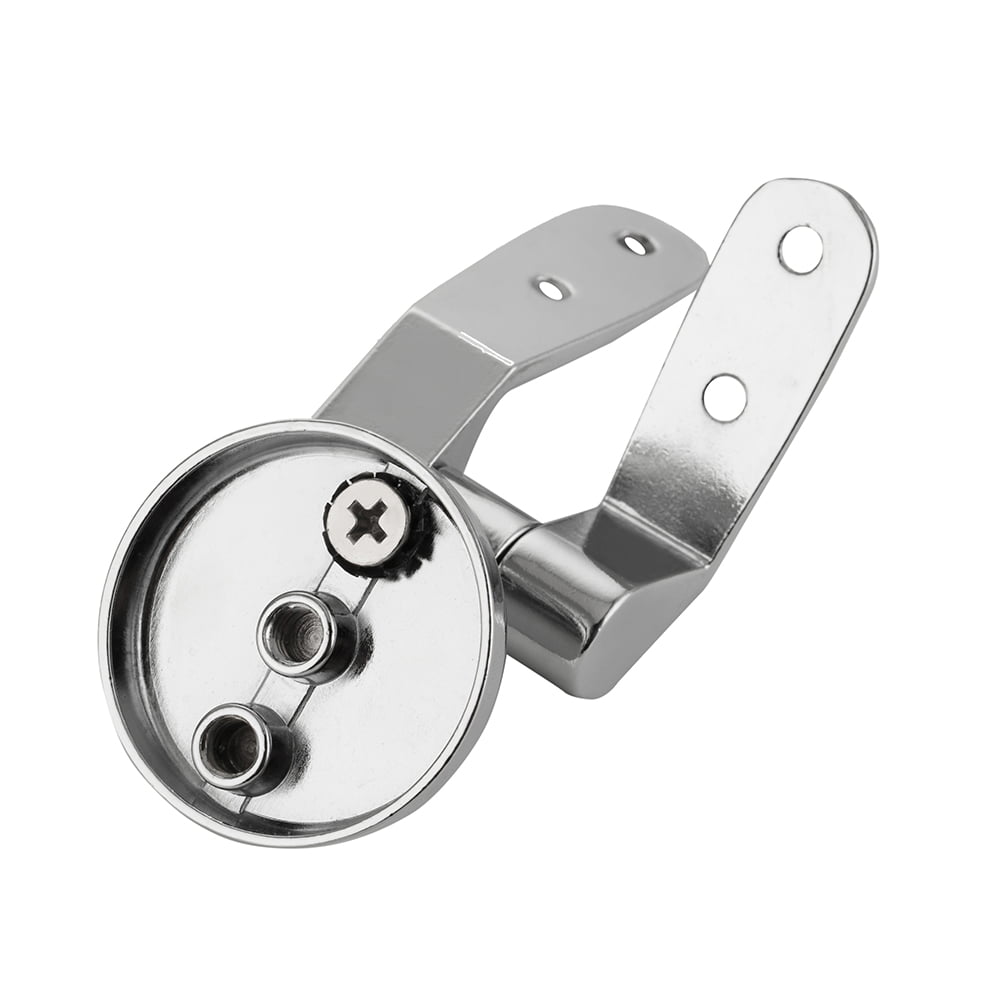 Harupink Replacement Chrome Toilet Seat Hinges Set Pair With Fittings Universal Mountings