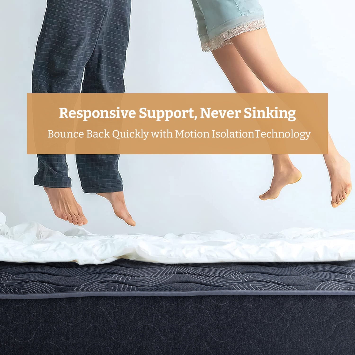 Mattress 9 Inch, Memory Foam Hybrid Mattress in A Box for Pain Relief & Cool Sleep,Made in USA