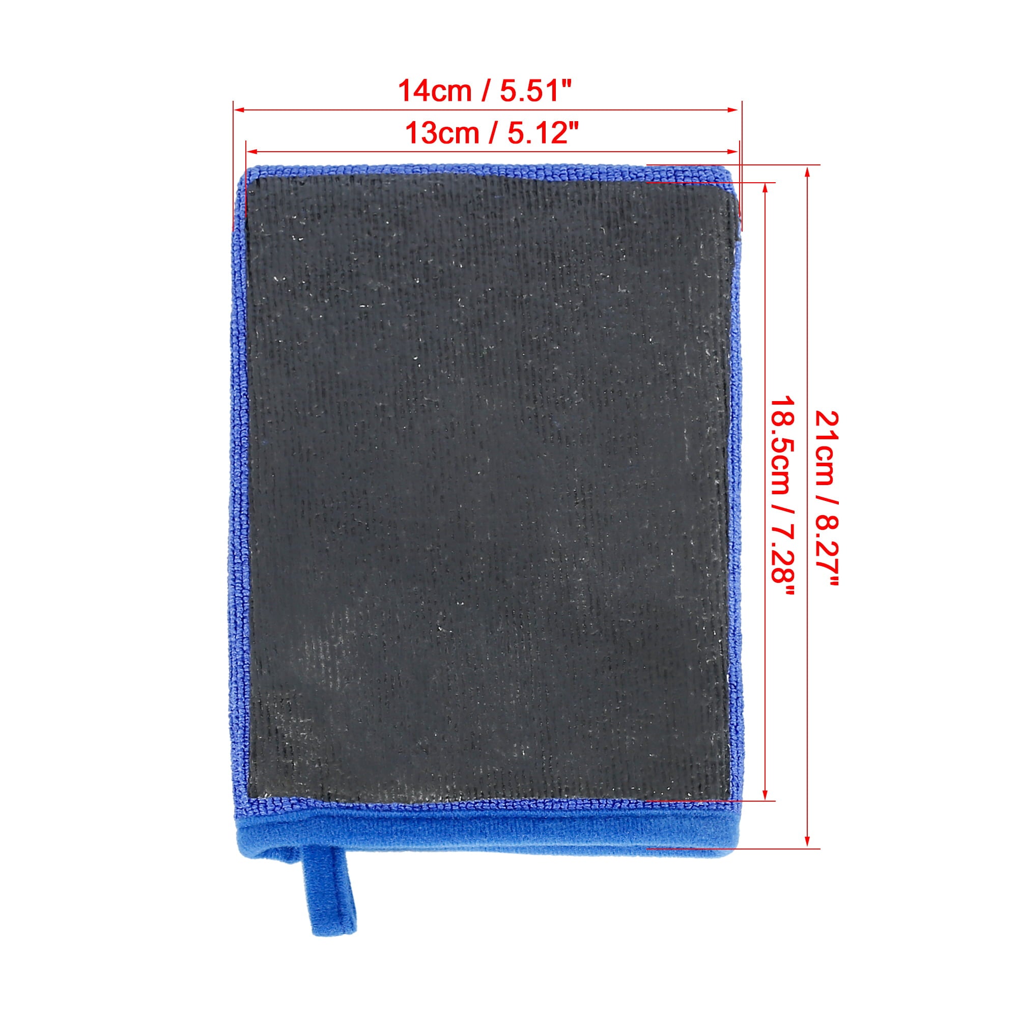 2pcs 21x14cm Blue Auto Car Clay Glove Detailing Clay Cleaning Wash Mitt