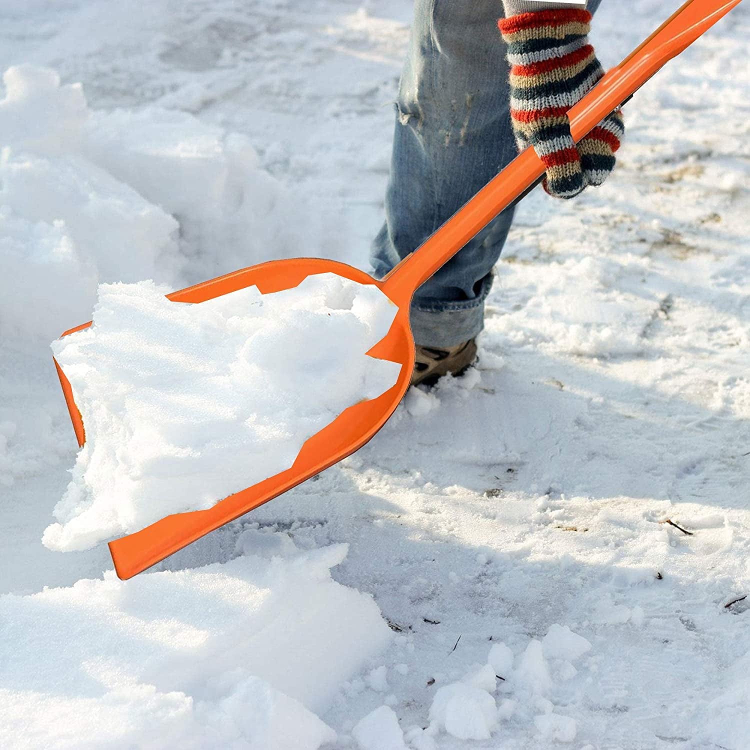 Ashmanonline Plastic Snow Shovel Durable Multi-Purpose Snow Plastic Shovel. (1 Pack)