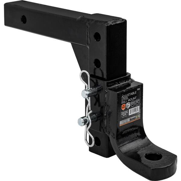 4-Position 2 in. Solid Shank Adjustable Ball Mount