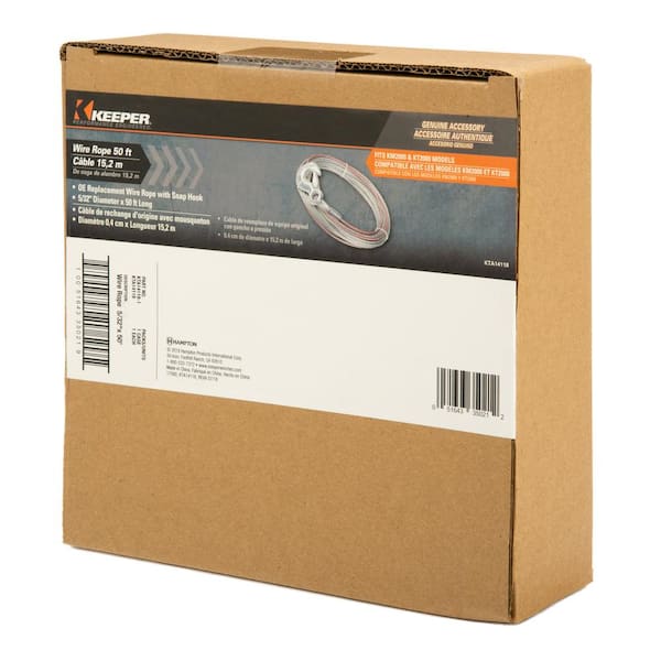 50 Ft. x 5/32 In. Wire Rope