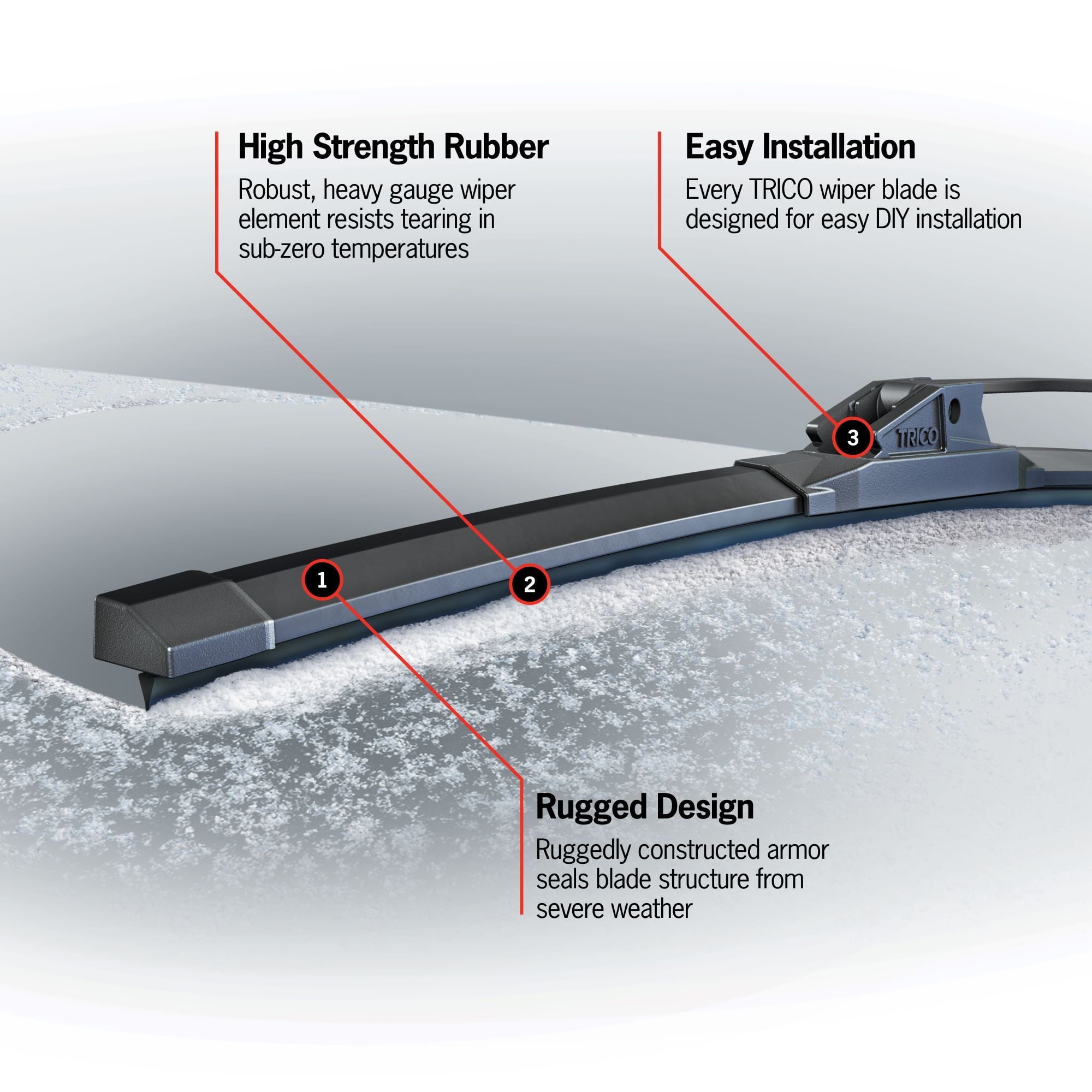 TRICO White 2 Pack, 24