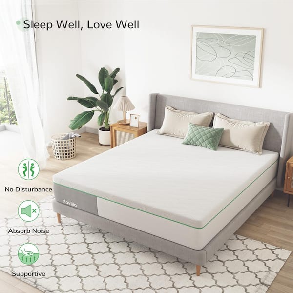 Full Medium Gel Memory Foam 12 in. Accurate Support Mattress