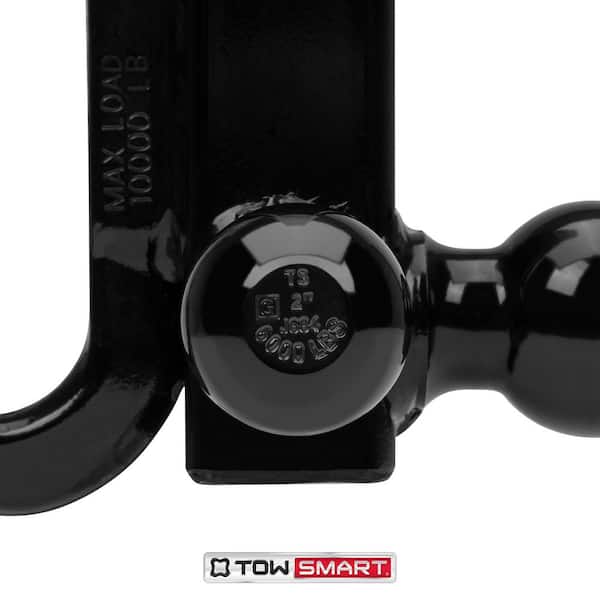 Up to 14,000 lb. 1-7/8 in., 2 in, and 2-5/16 in. Ball Diameters Trailer Tri-Ball Mount with Hook