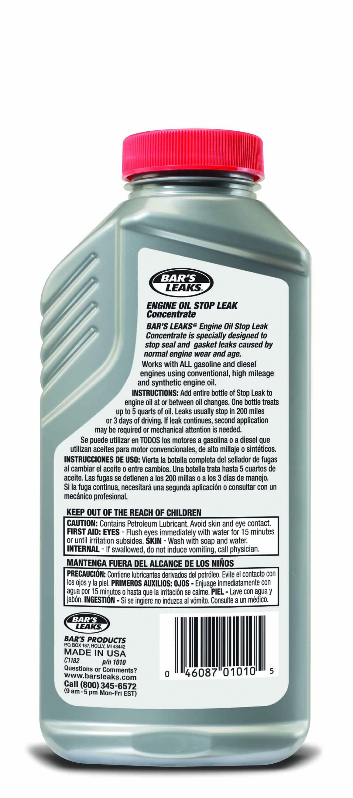 Bar's Leaks Engine Oil Stop Leak Concentrate, 11 oz