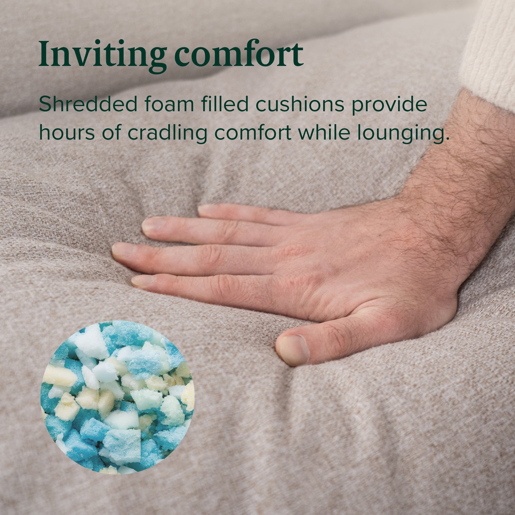 Zinus Aidan Metal Framed Sling Accent Chair, Dark Grey