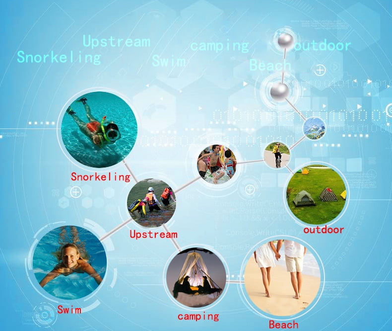 Barerun Kid's Boys Girls Barefoot Park Pool Athletic Water Skin Shoes Socks Blue 11-11.5 Little Kid