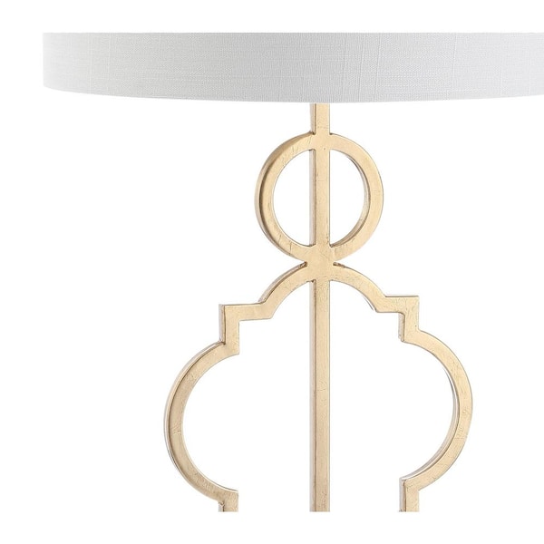 July 31 in. H Gold Leaf Metal Table Lamp