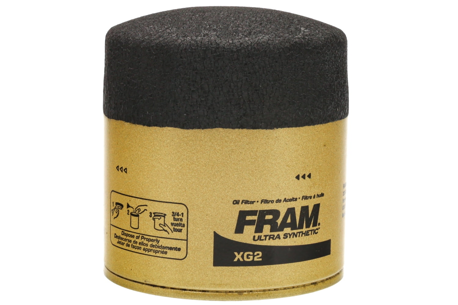 FRAM Ultra Synthetic Oil Filter, XG2 Fits select: 1993-2014 FORD F150, 2008-2012 DODGE RAM 1500