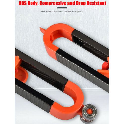 Carpenter Tool Profile Scribing Ruler Contour Gauge + Lock Professional Gauge US