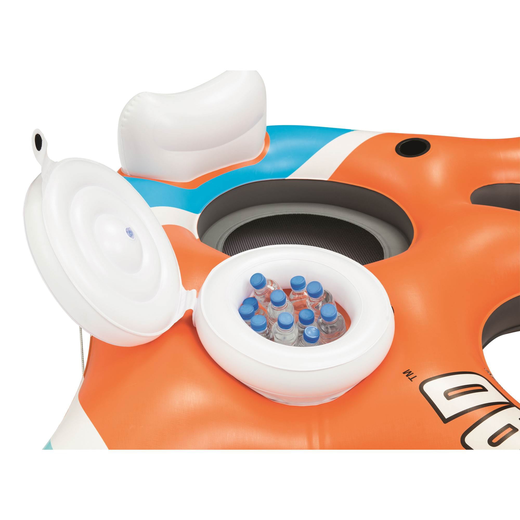 Bestway Rapid Rider 4 Person River Lake Raft and Intex Electric Air Pump