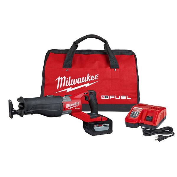 M18 FUEL 18V Lithium-Ion Brushless Cordless SUPER SAWZALL Orbital Reciprocating Saw Kit w/(1) 12.0 Ah Battery