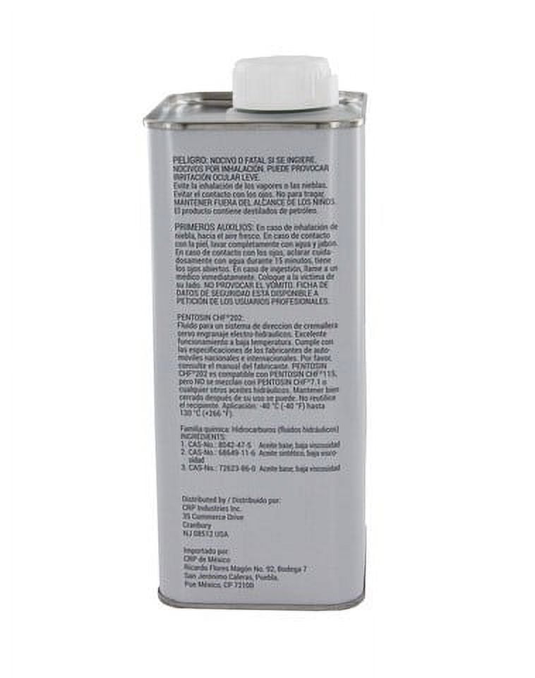 Pentosin 8403107 CHF 202 Synthetic Hydraulic Fluid 1 Liter Fits select: 2009-2018 VOLKSWAGEN JETTA, 2012-2018 VOLKSWAGEN PASSAT