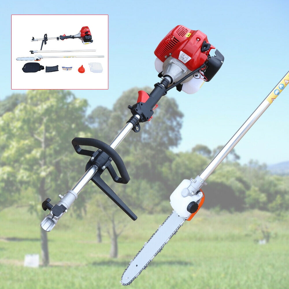 MIDUO 42.7cc 2 Stroke Gas Powered Pole Saw Split Shaft Chainsaw Pruner Trimmer 12'' Us