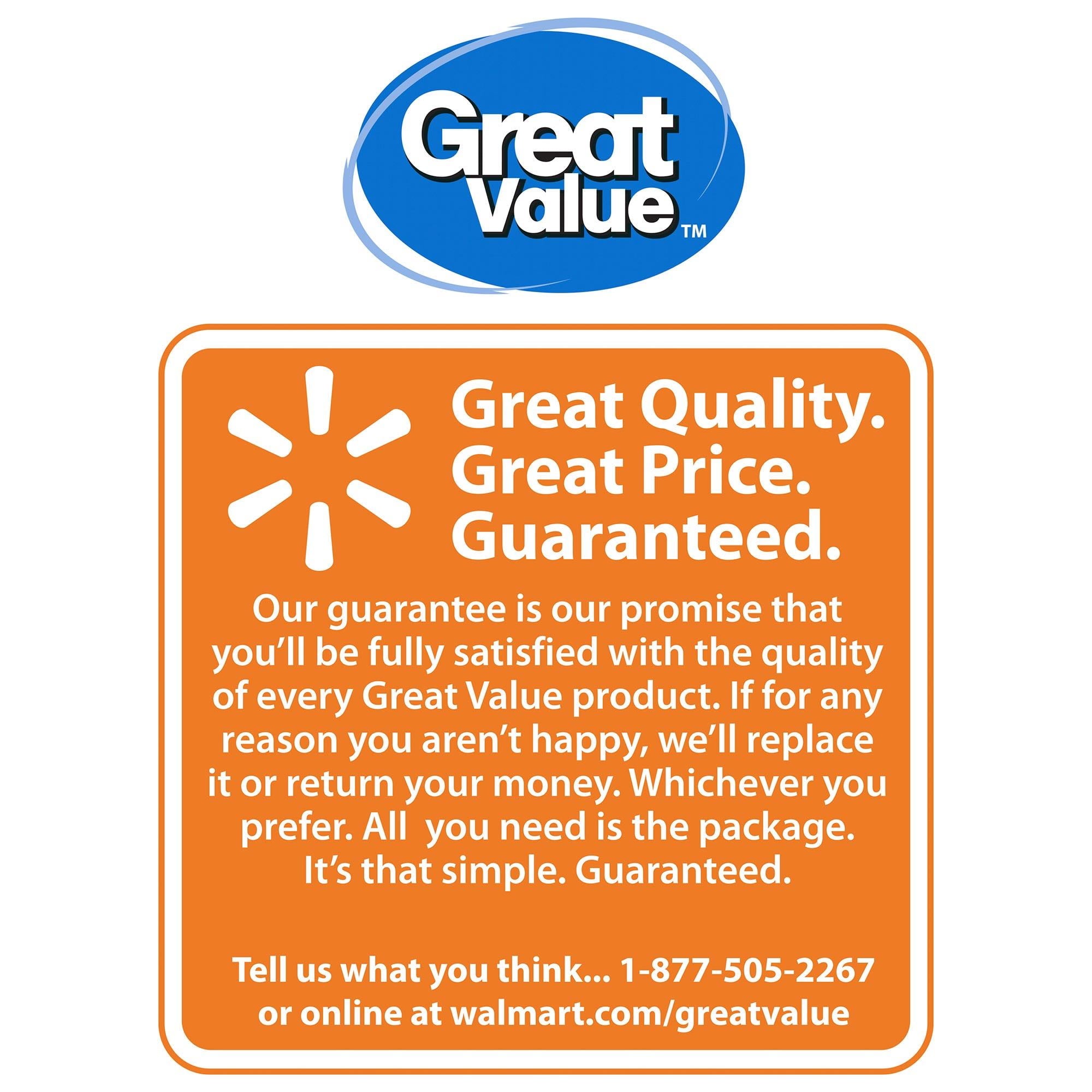 Great Value Everyday Strong, Soak Proof, Microwave Safe, Disposable Paper Plates, 10