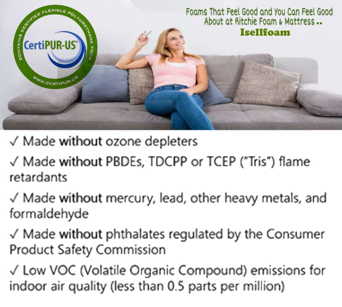 Ritchie Foam High Density Upholstery Foam 8