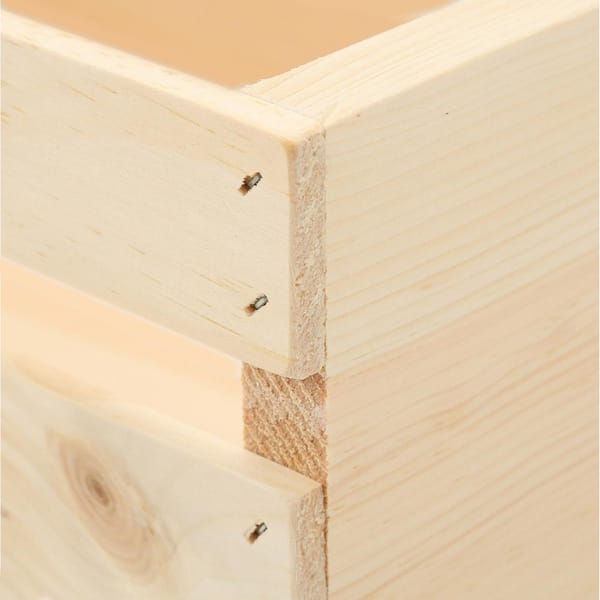 18 in. x 12.5 in. x 9.5 in. Large Wood Crate (3-Pack)