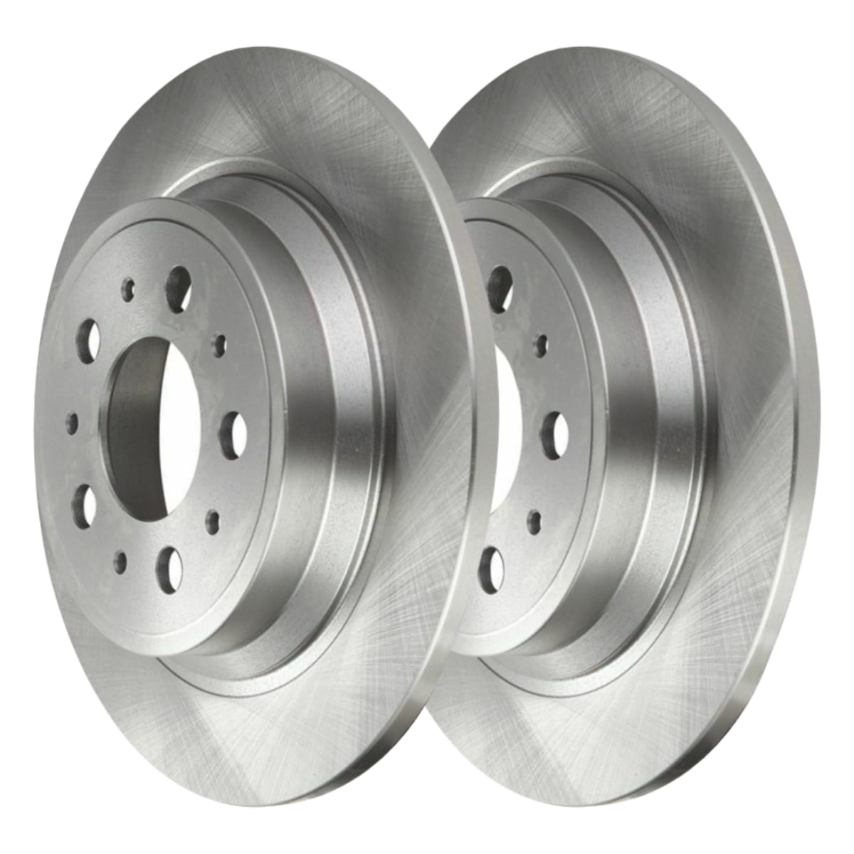 AutoShack Rear Brake Rotors and Ceramic Pads Kit Driver and Passenger Side Replacement for 1999-2004 2005 2006 Volvo S80 2001-2007 V70 2001-2009 S60 2003-2007 XC70 2.3L 2.4L 2.5L 2.8L 2.9L AWD FWD