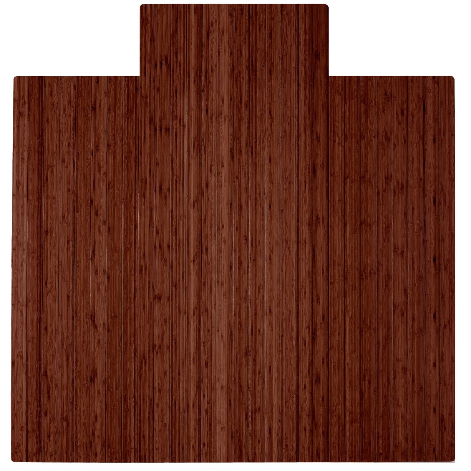 Anji Mountain AMB24054 Bamboo Roll-Up Chairmat- 55 x 57 in.