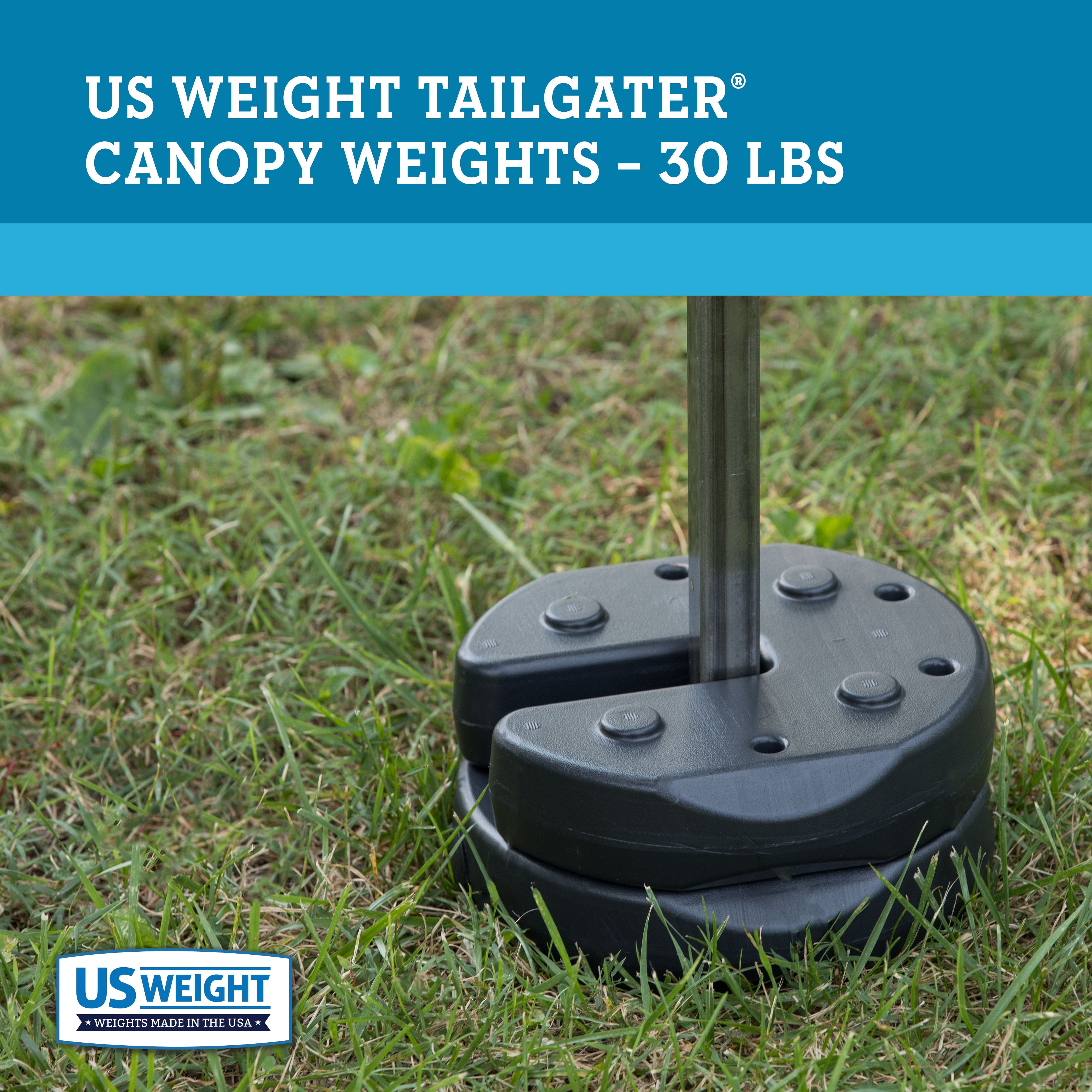 US Weight Canopy Weights for Securing Canopies, Tents, and Umbrellas at Outside Events