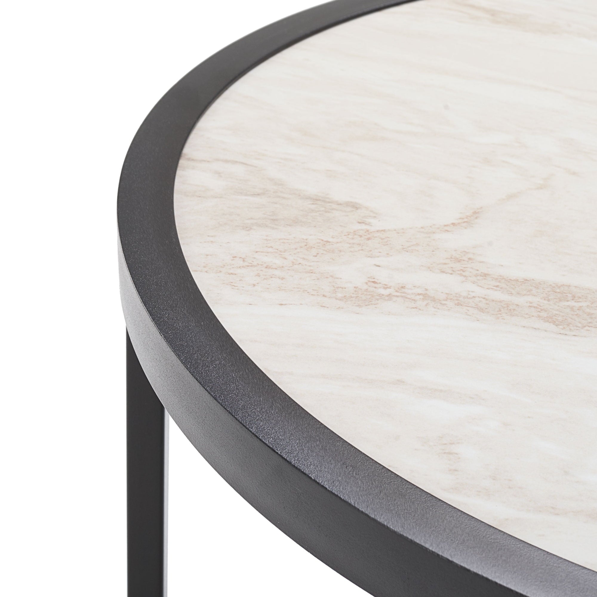 Better Homes & Gardens River Oaks 3-Piece Sofa and Nesting Tables with Patio Cover, Dark