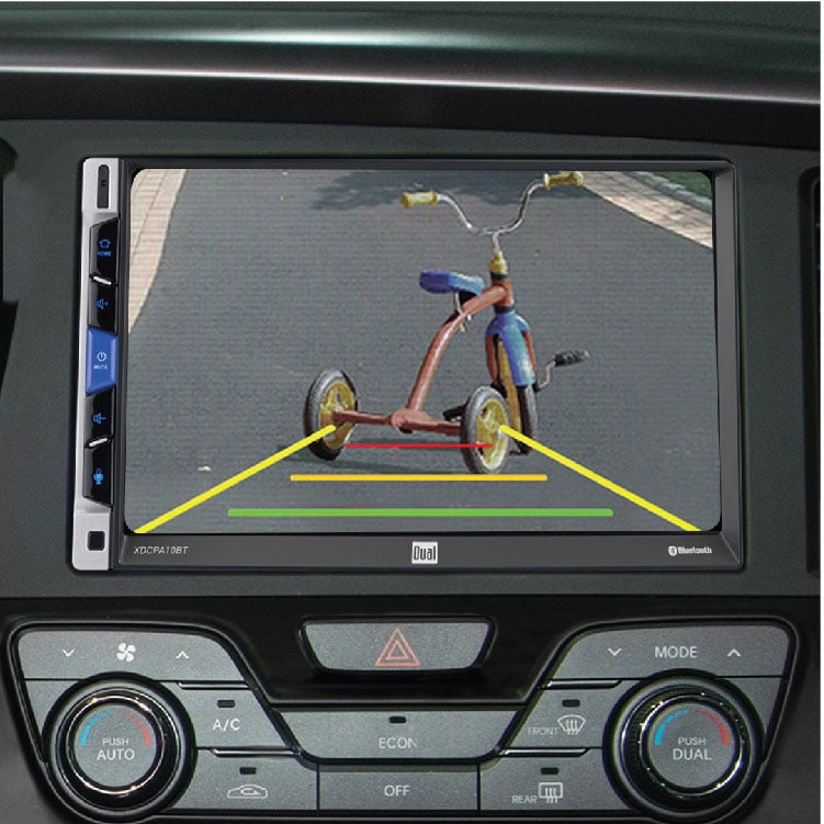 Dual Electronics XDCPA10BT 7 Inch Double DIN Car Stereo, Certified Apple CarPlay Android