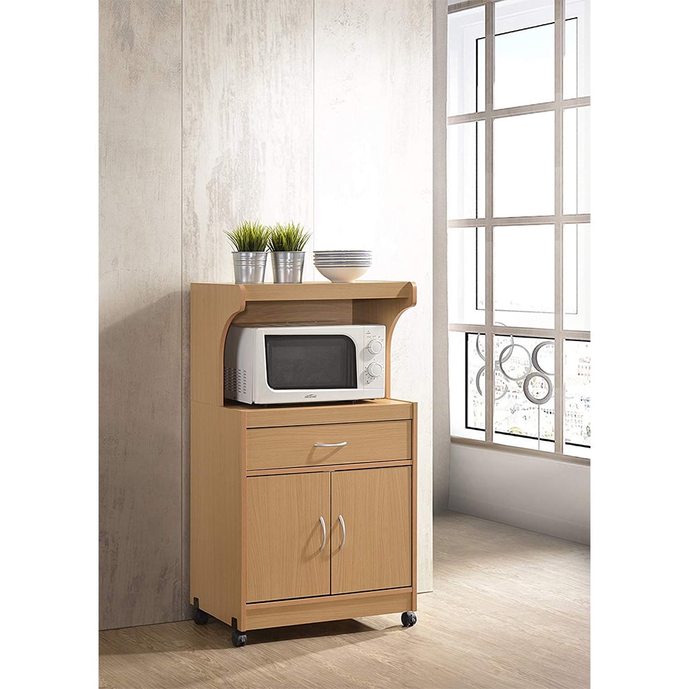 Modern Indoor Furniture Microwave Kitchen Cart