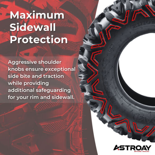 28 x 10 - 12 Astroay Knight Utility ATV/UTV Tire