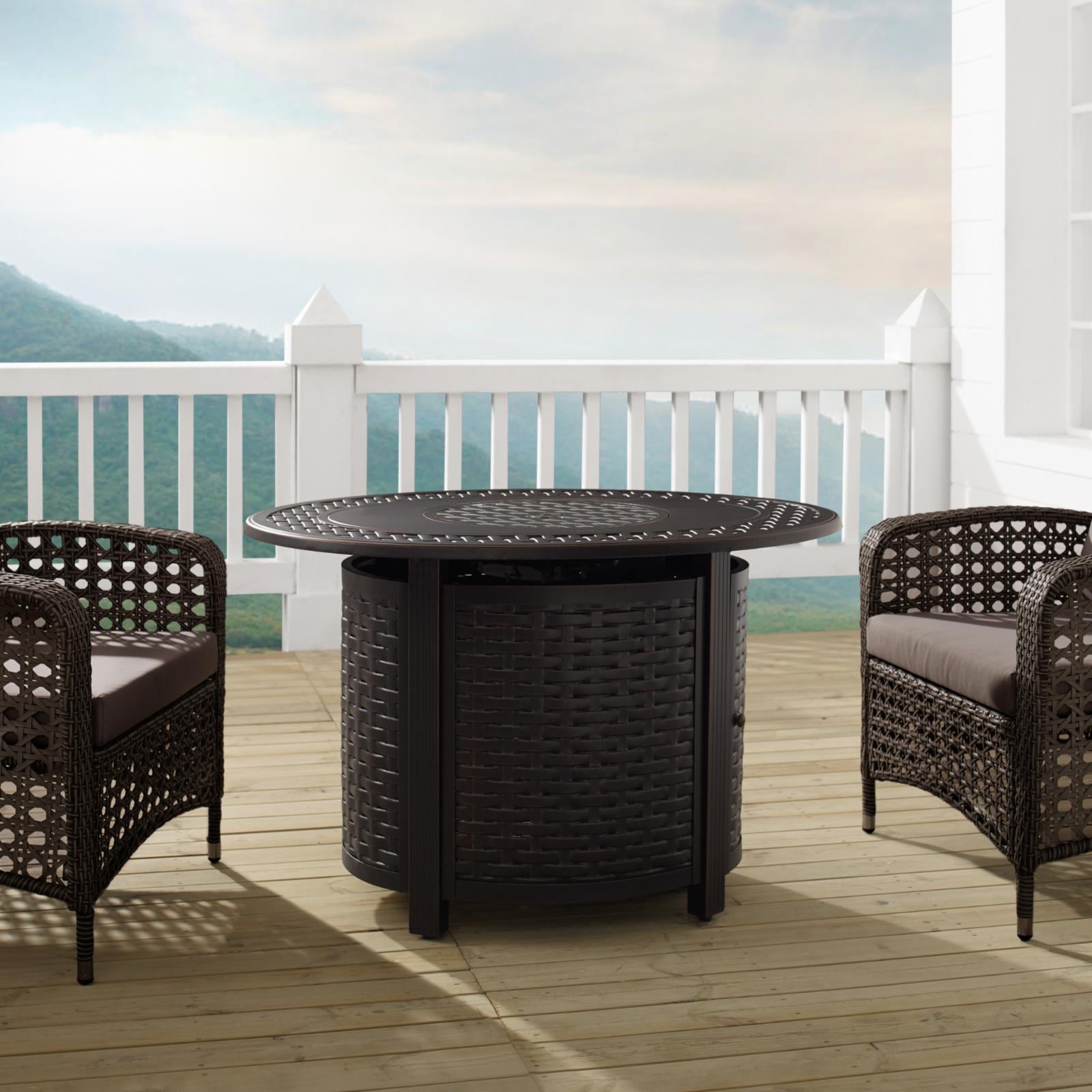 Fire Sense Davis 39.5 in. Propane Fire Pit